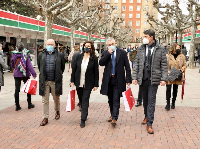 La presidenta del Gobierno de La Rioja, Concha Andreu, ha asistido a la inauguración de Logrostock