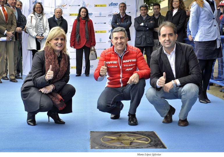 García Pelayo y saldaña junto a Jorge Martínez Aspar