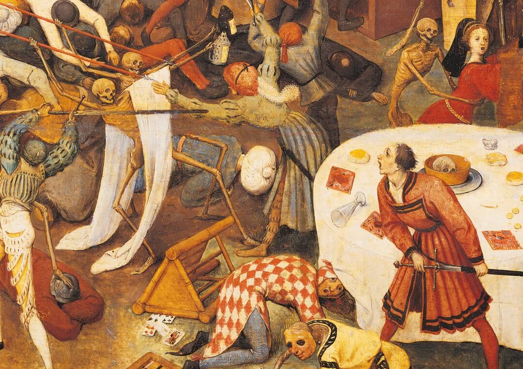 Detalle de &#039;El triunfo de la muerte&#039;, de Pieter Bruegel el viejo (1562), perteneciente a la colección del Museo Nacional del Prado.