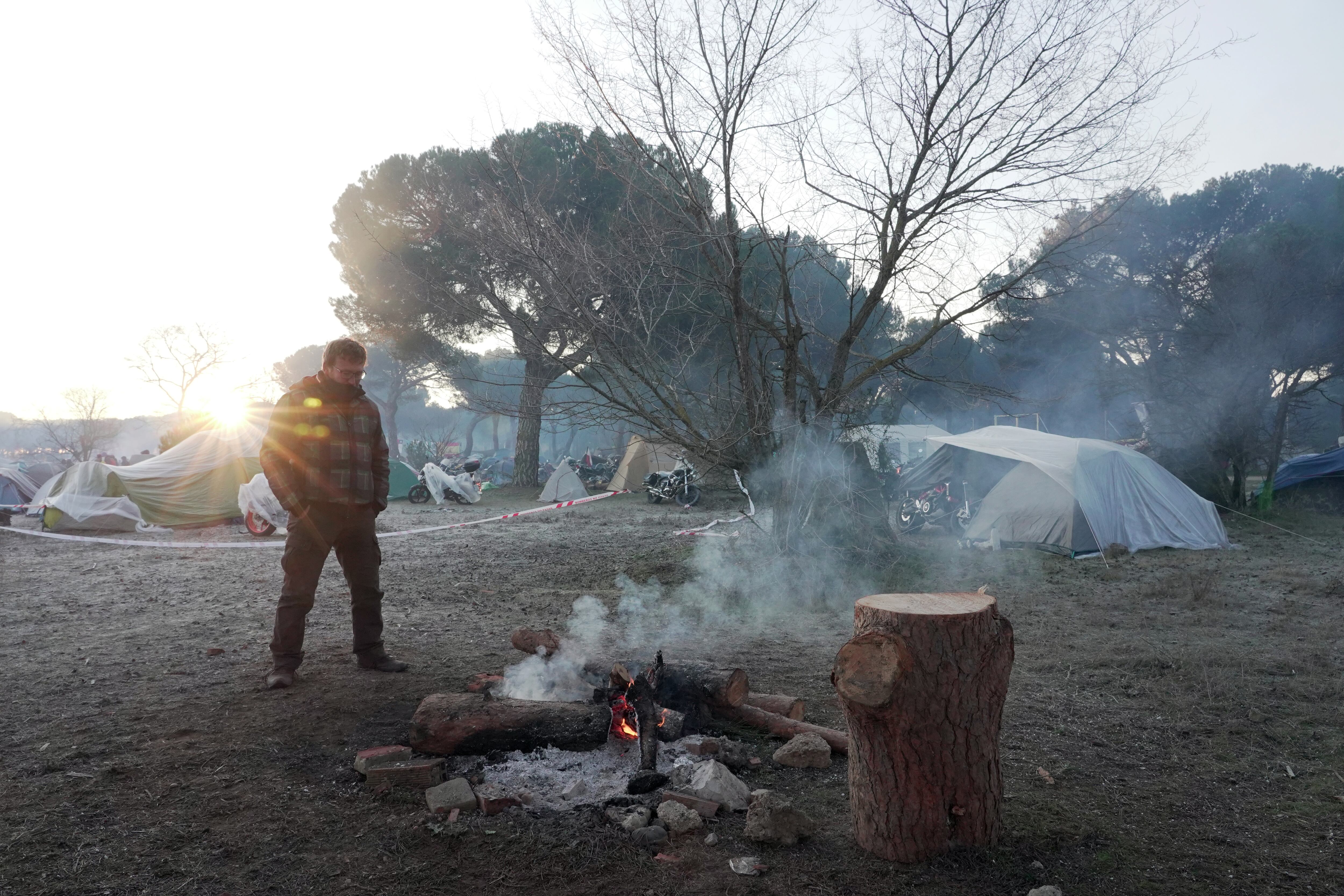 Sabado por la mañana en la concentración invernal Pinguinos 2024