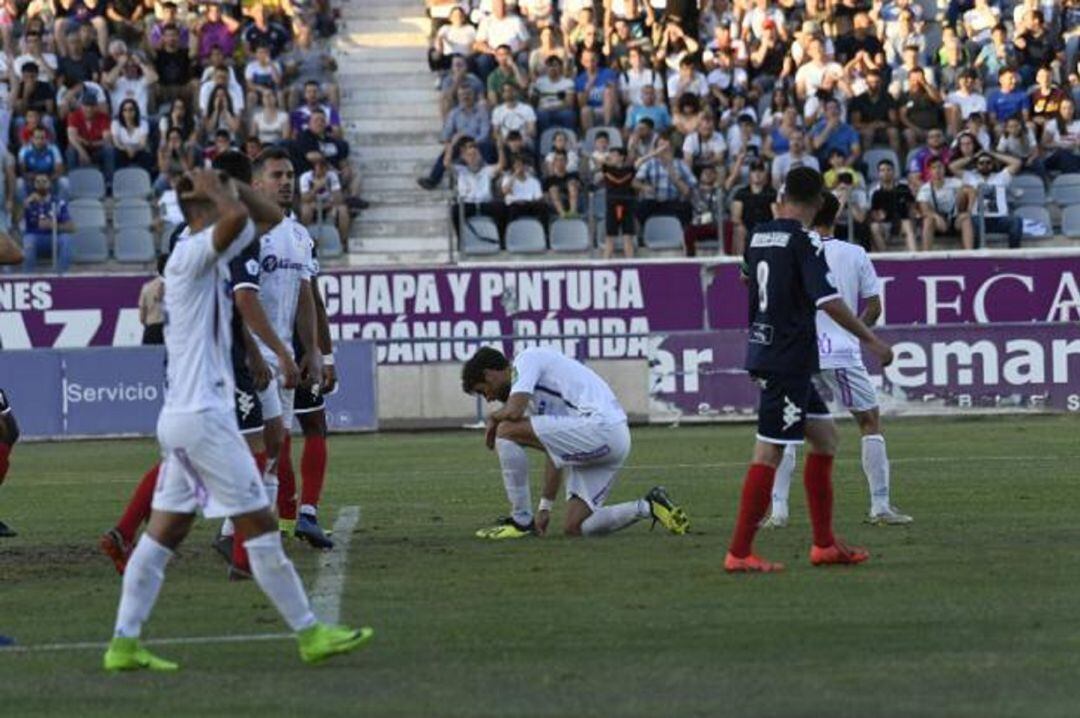 Un momento del partido.