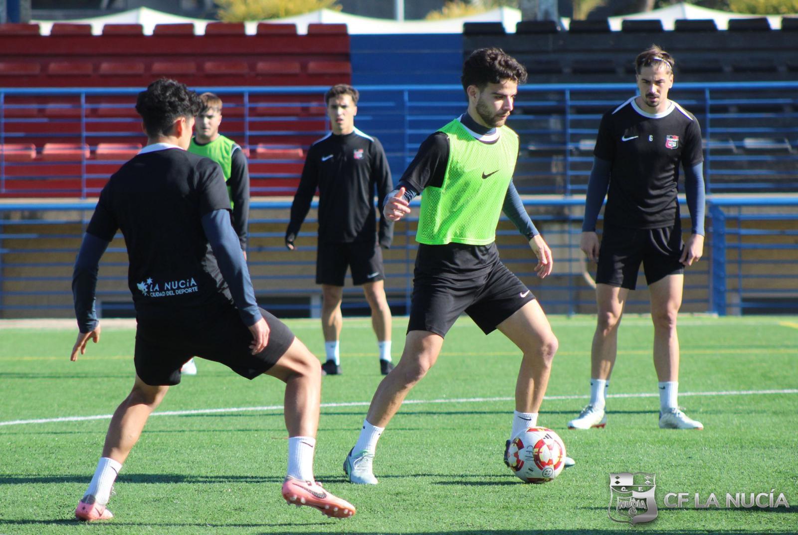 Joan Gallego en una sesión de entrenamiento en La Nucía