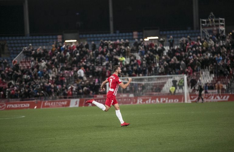 Motta celebrando su gol ante el Córdoba.