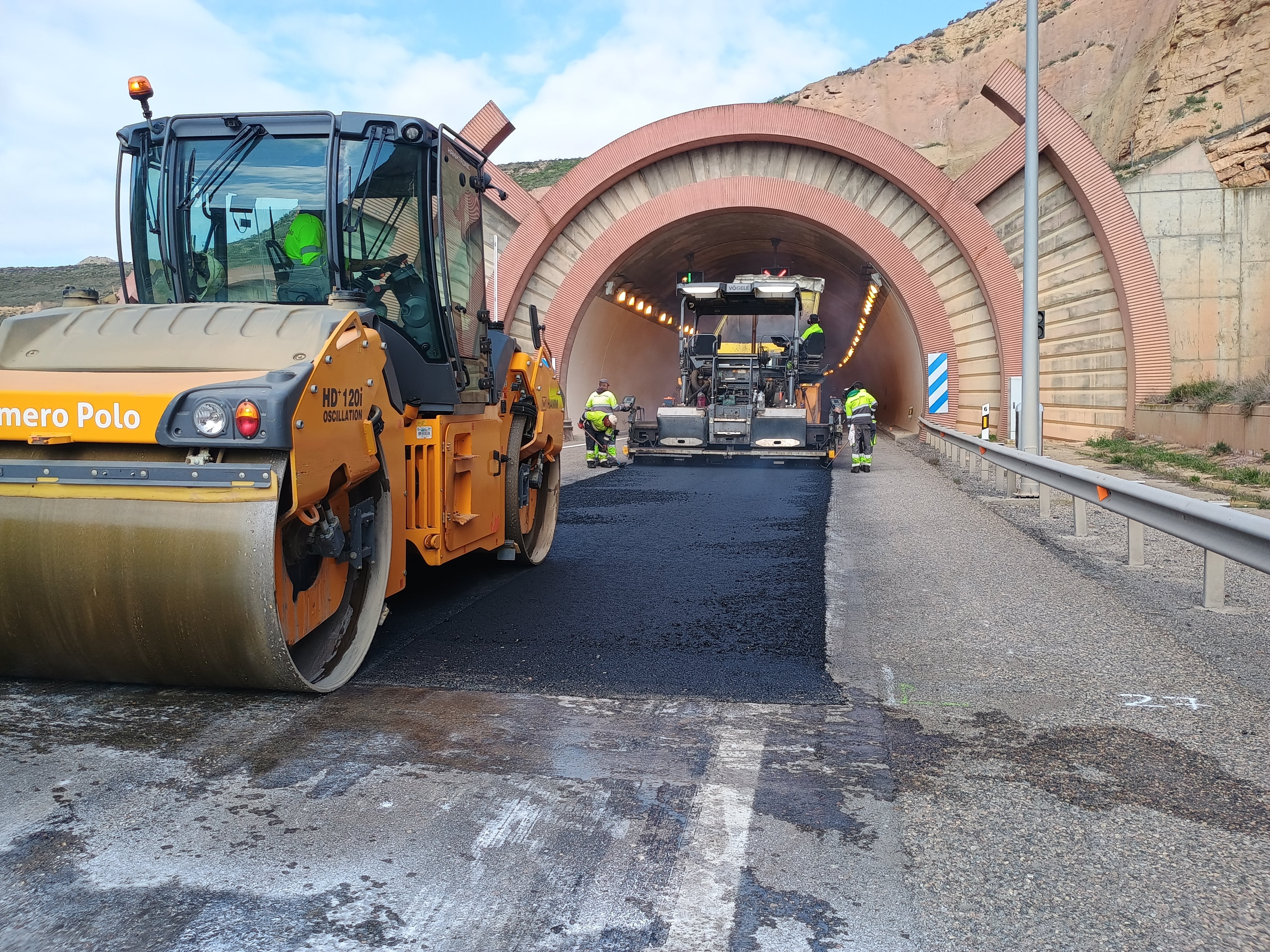 Extendido en la A-2 de Huesca.
