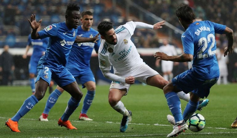 El Getafe C.F. viene de perder en el Santiago Bernabéu ante el Real Madrid C.F.