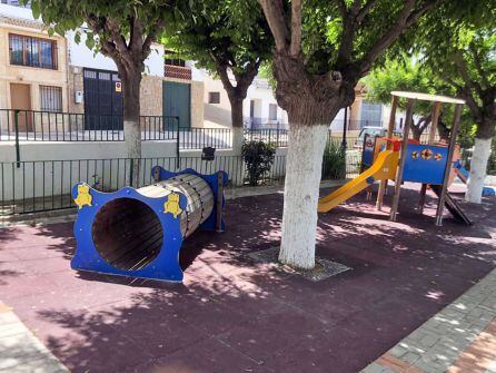 Zona Infantil habilitada en el Parque de La Pililla