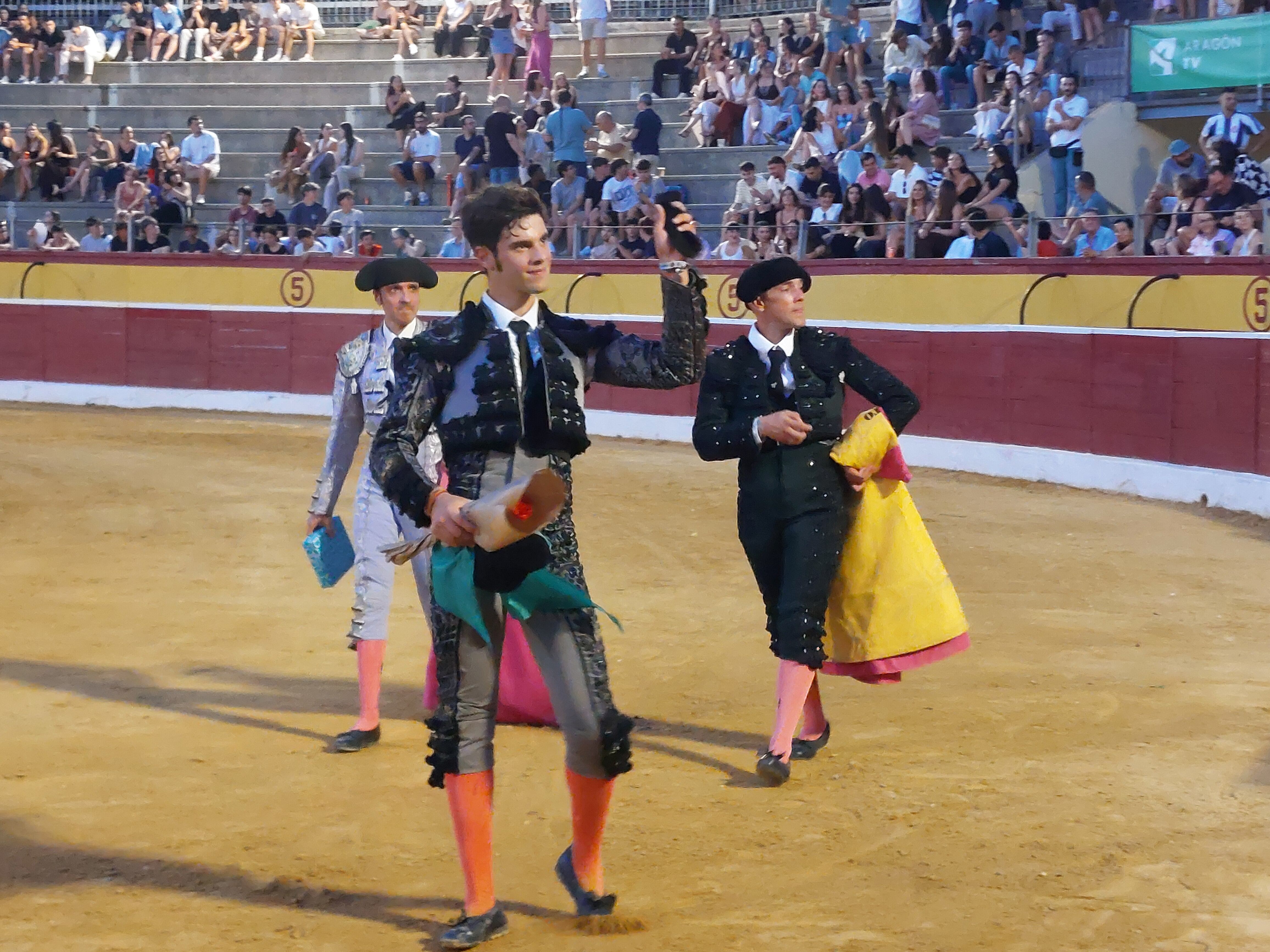 Asier Abadiano cortó la única oreja de la novillada en Huesca