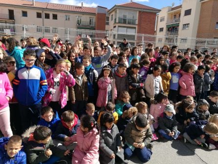 En los actos organizados por el Consejo Municipal de la Mujer han participado todos los alumnos del colegio Villalpando