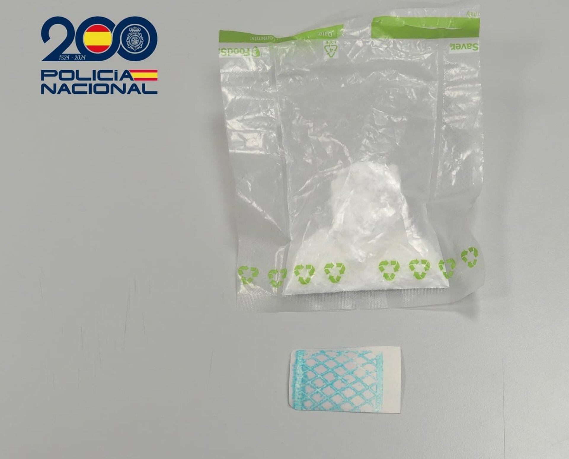 Cocaína incautada por la Policía Nacional en Andújar.
