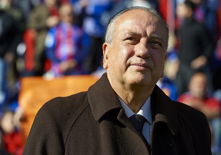 Fernando Roig durante un partido entre el Levante y el Villarreal. 