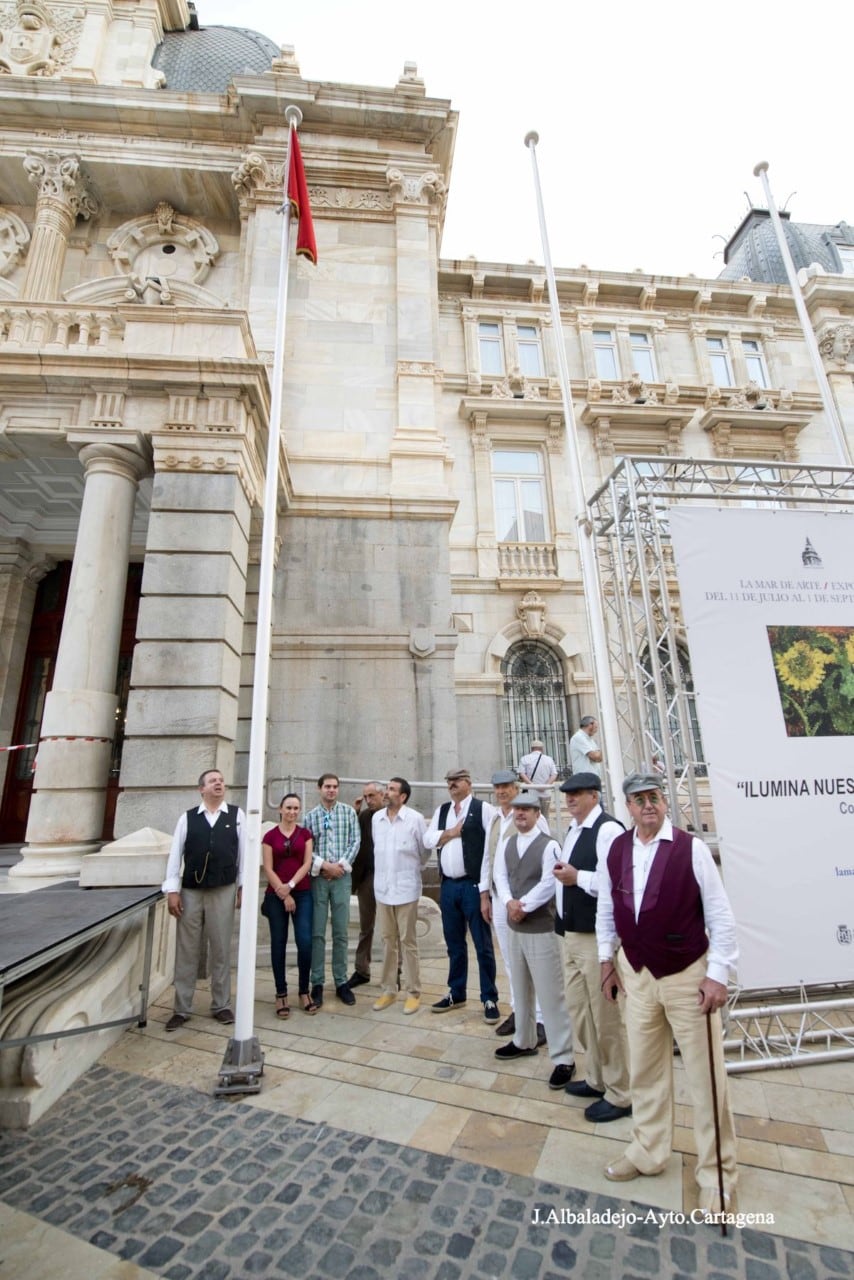 Foto de archivo cuando José López de MC era alcalde de Cartagena