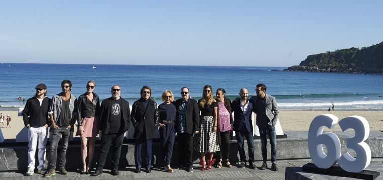 Los actores Santiago Segura, Hugo Silva, Carolina Bang, director Santiago Segura, Raphael, Carmen Machi, Carlos Areces, Blanca Suarez, Terele Pavez, Jaime Ordonez y Mario Casa.