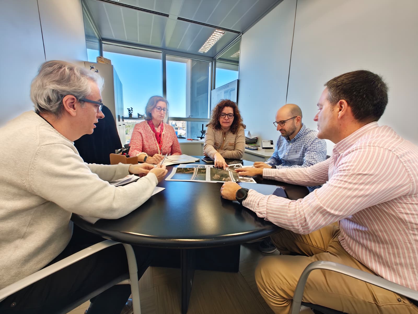 Un momento de la reunión de la CV-60