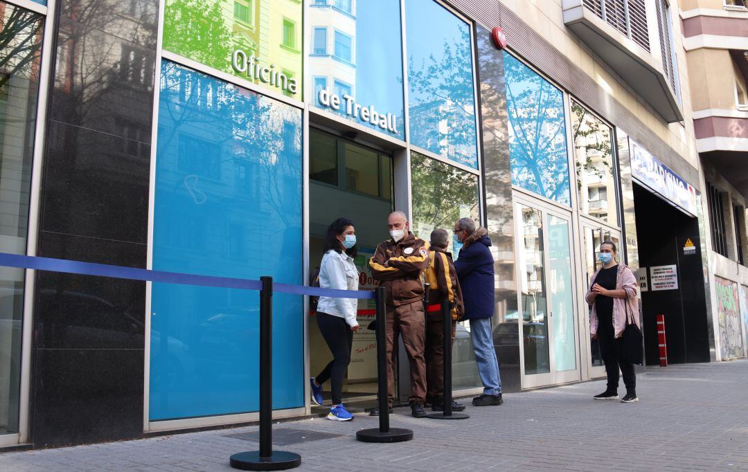 L'Oficina de Treball del carrer Sepúlveda de Barcelona