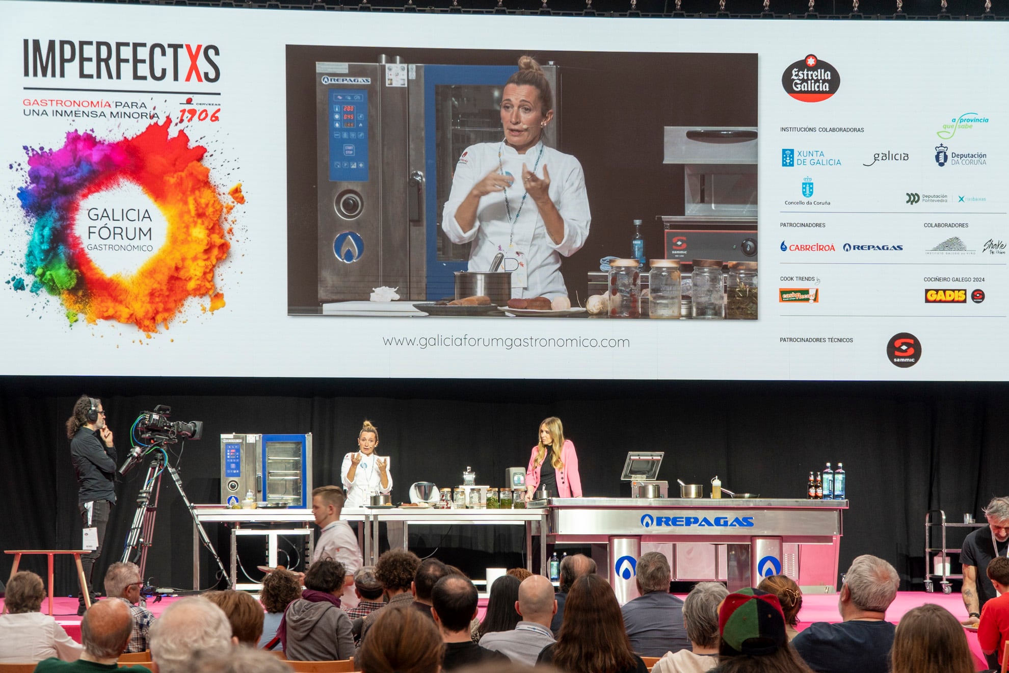 Begoña Rodrigo, en el Galicia Fórum Gastronómico.