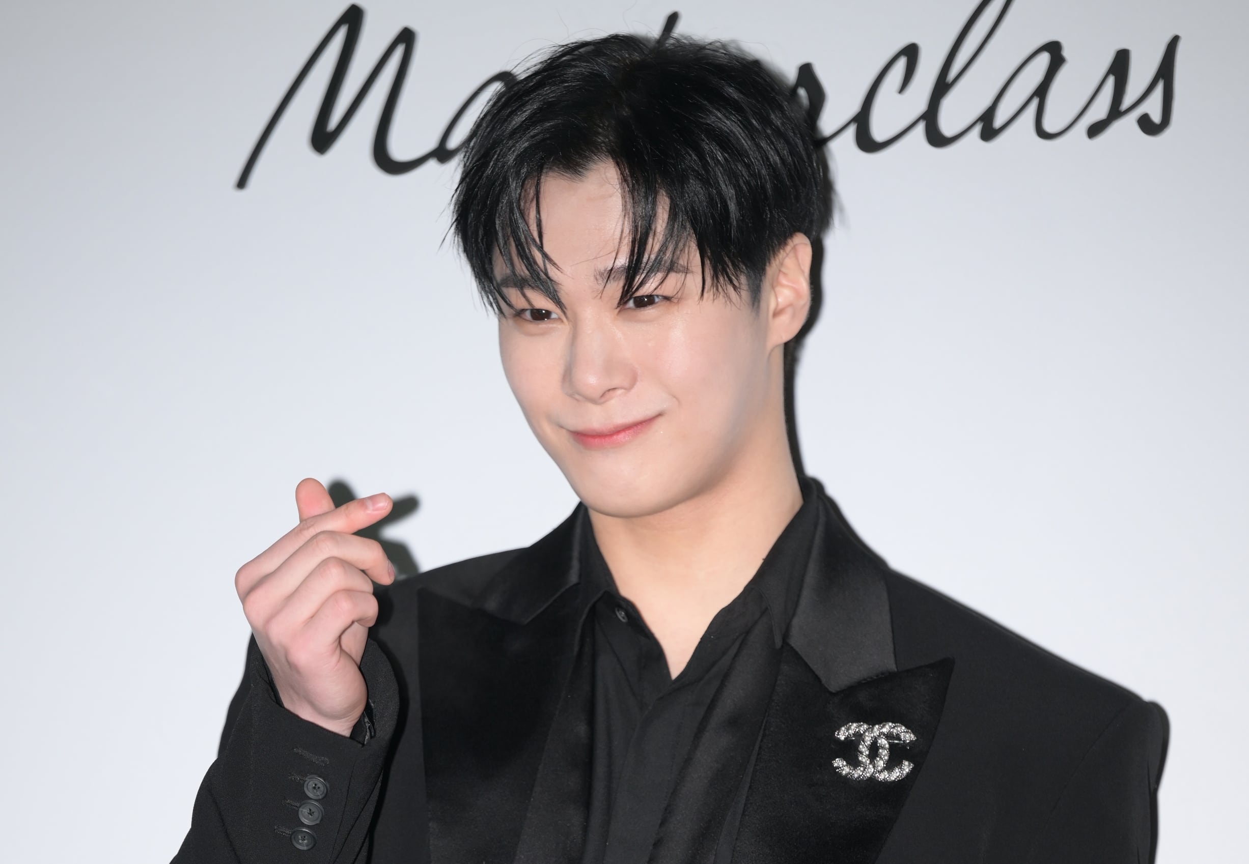 Moonbin, el cantante de ASTRO, en un evento el pasado enero.