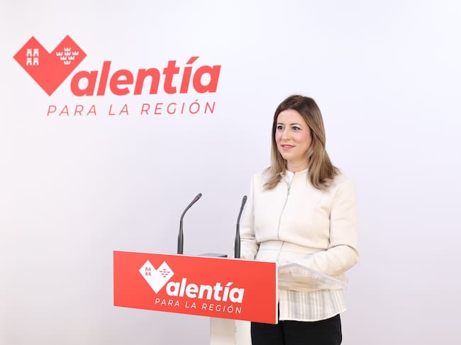 La portavoz de PSOE en la Región de Murcia, Isabel Gadea