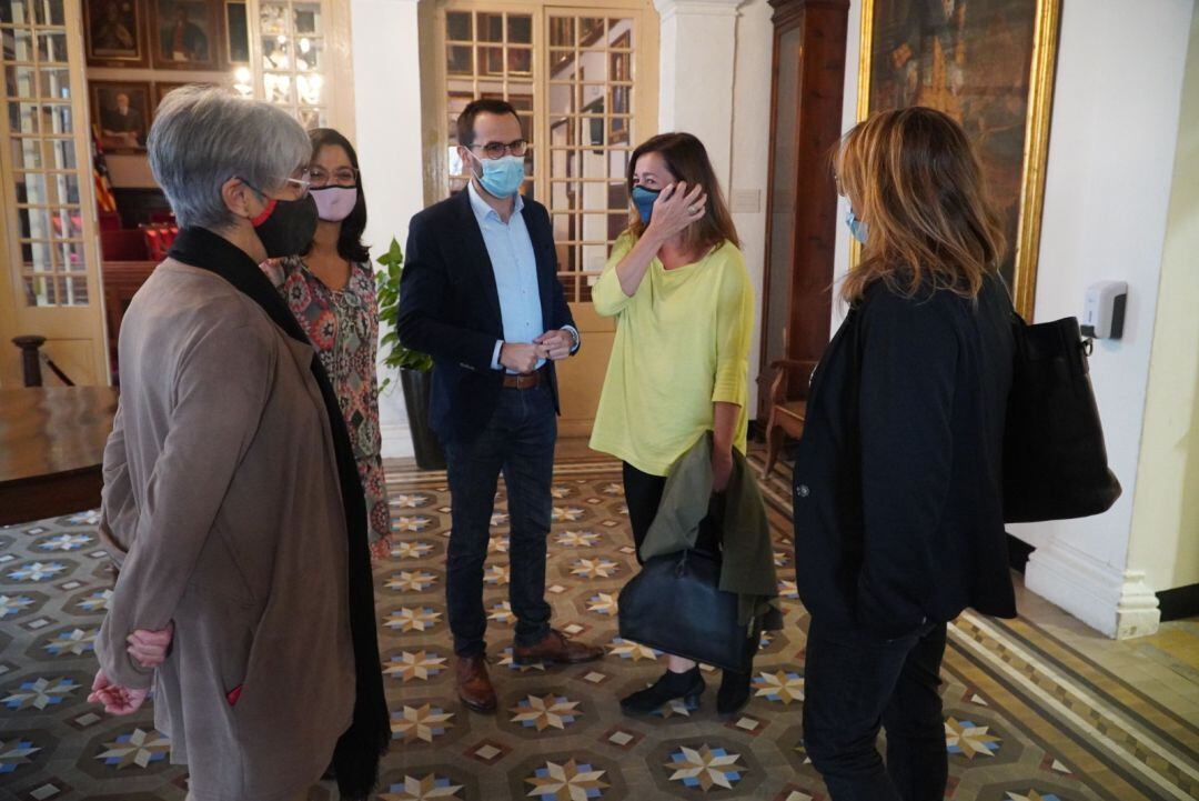 Francina Armengol va assegurar l&#039;execució de les obres previstes el 2021 malgrat els retalls econòmics per la Covid.