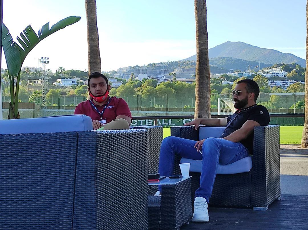 Mohamed Adel y Mohamed El Assy.