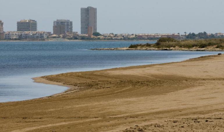 Imagen del Mar Menor, laguna litorial en la Región de Murcia.