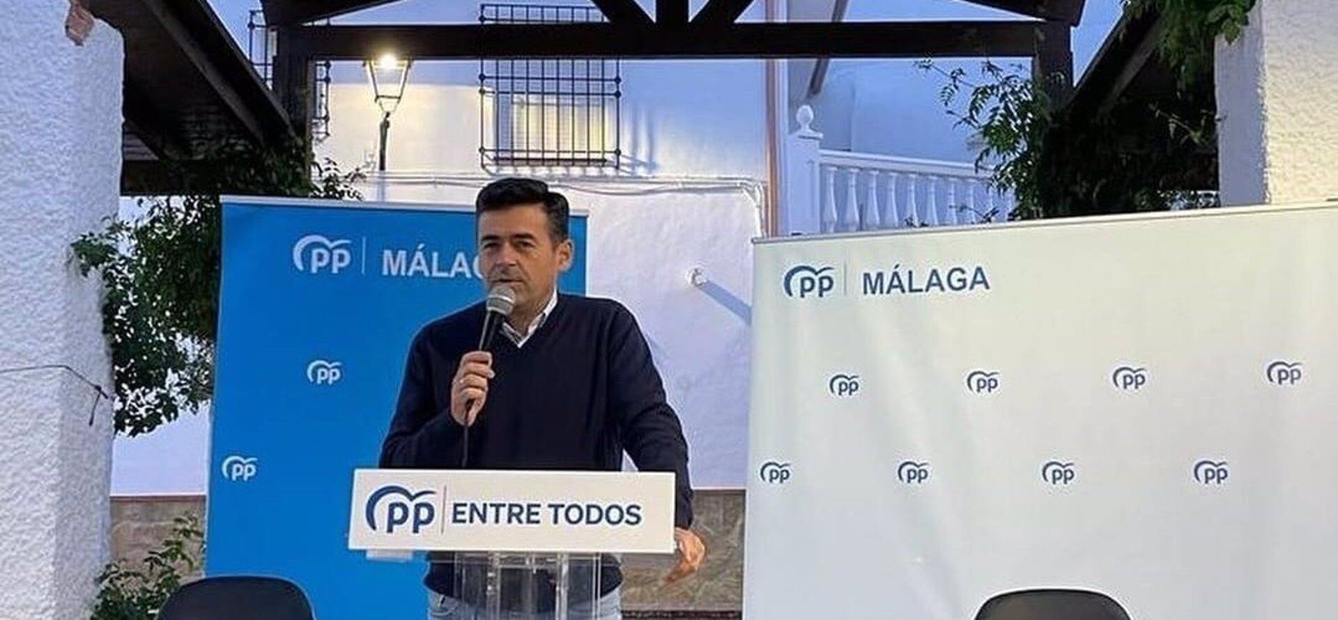 El vicesecretario de Agua y Desarrollo Sostenible del PP de Málaga, Antonio Alés, en una imagen de archivo