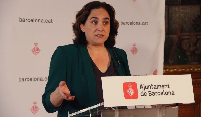 La alcaldesa de Barcelona, Ada Colau.