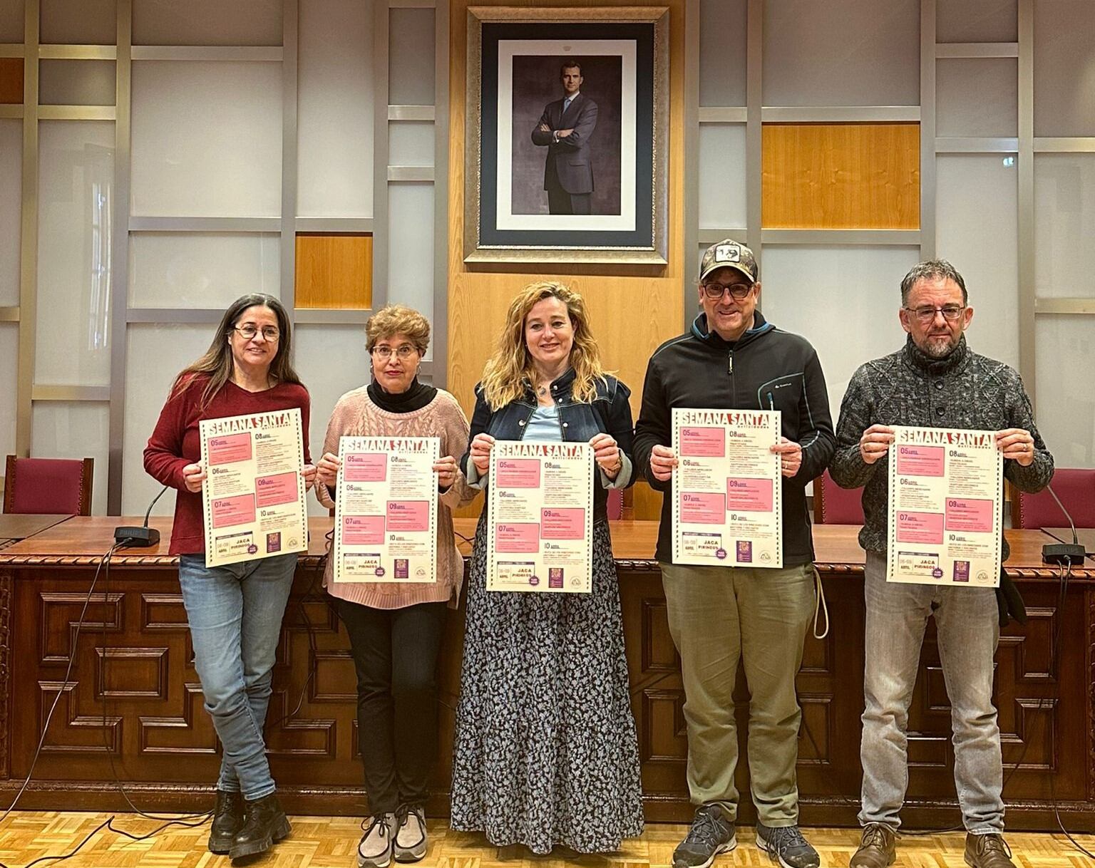 Presentación de las actividades turísticas organizadas por el ayuntamiento de Jaca para Semana Santa