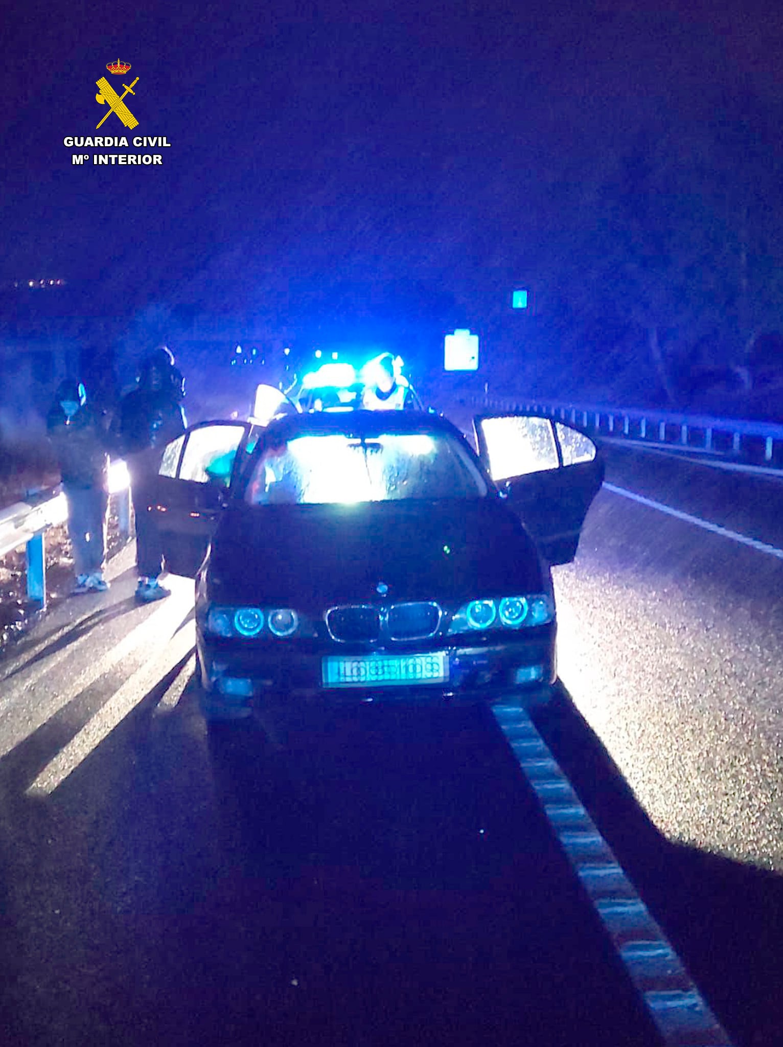 Detenido un vecino de Lardero que escapó de un control de la Guardia Civil