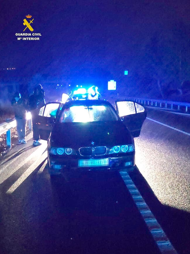 Detenido un vecino de Lardero que escapó de un control de la Guardia Civil