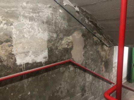 Las filtraciones han caudado desperfectos en las instalaciones