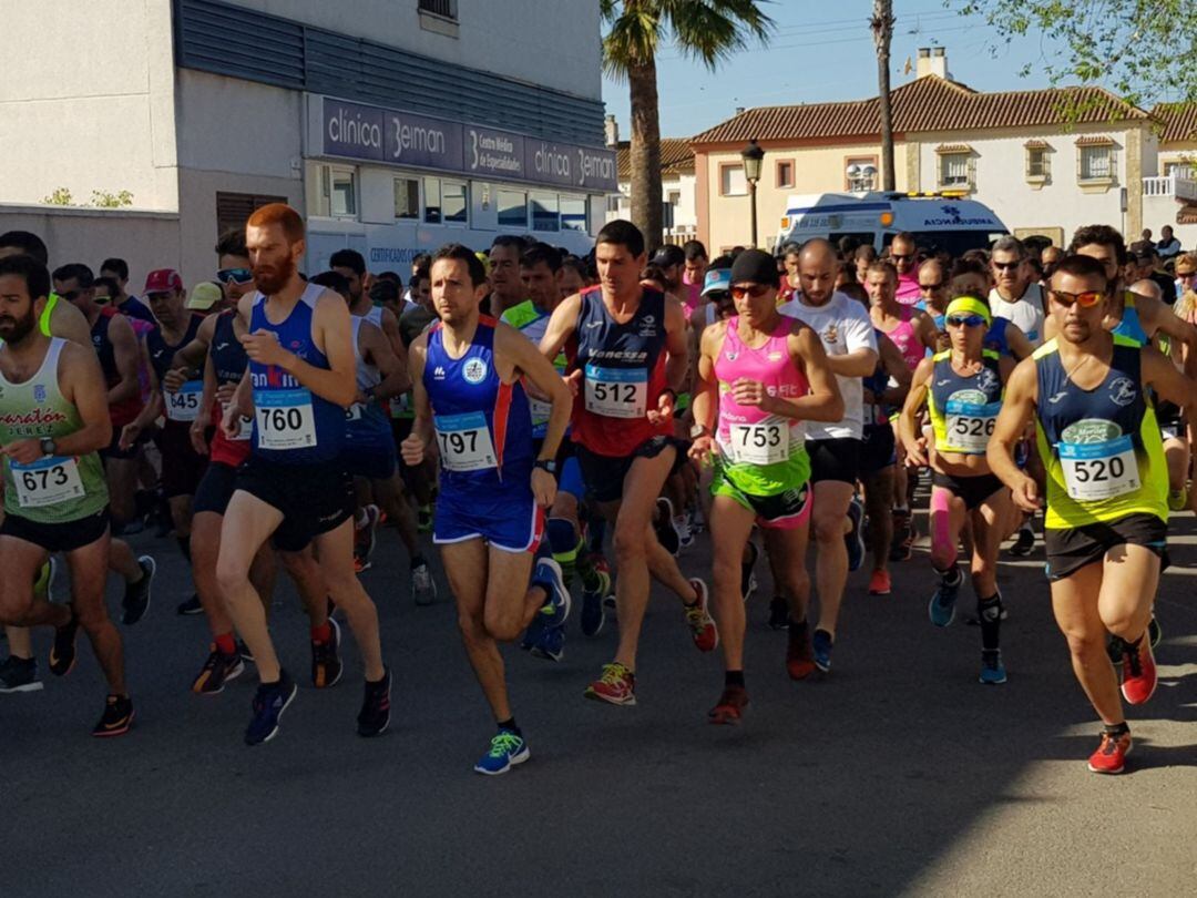 Salida de la carrera popular en Guadalcacín este sábado 