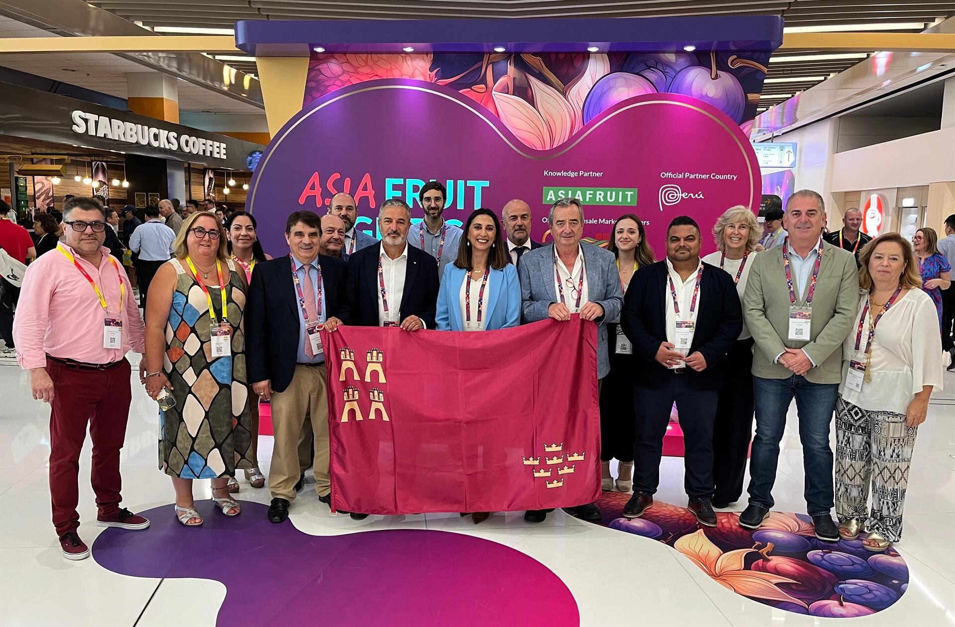 La delegación de la Región de Murcia en la feria agrícola de Hong Kong