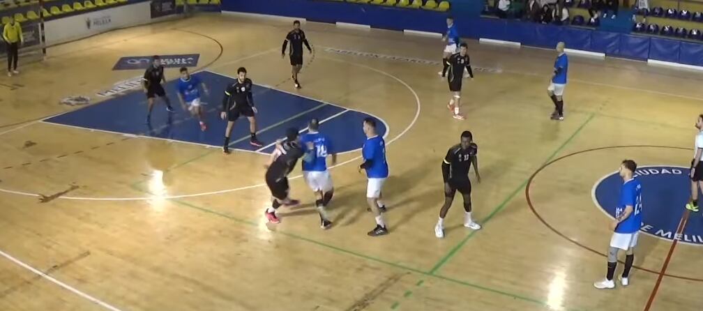 Un momento del partido