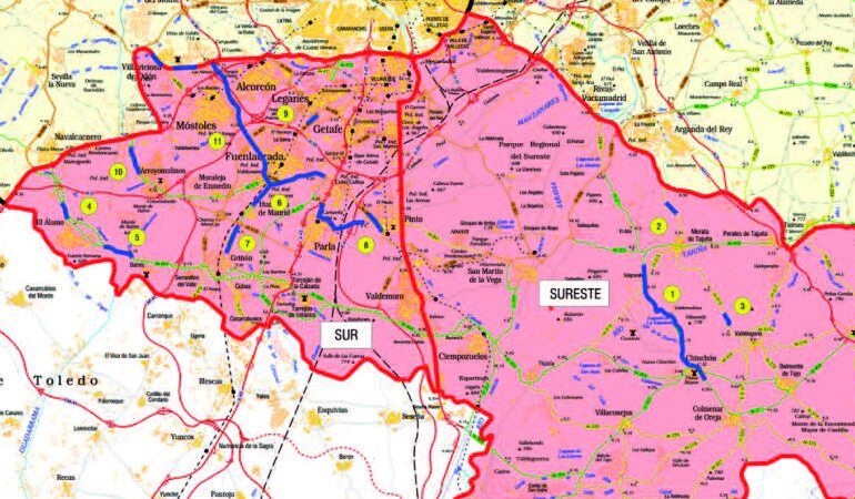 Cuatro carreteras del sur de Madrid contarán con mejoras en el asfalto