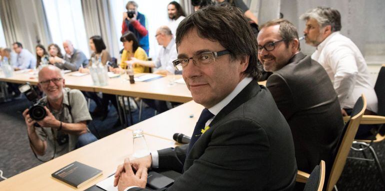 Imagen de Carles Puigdemont en Berlín