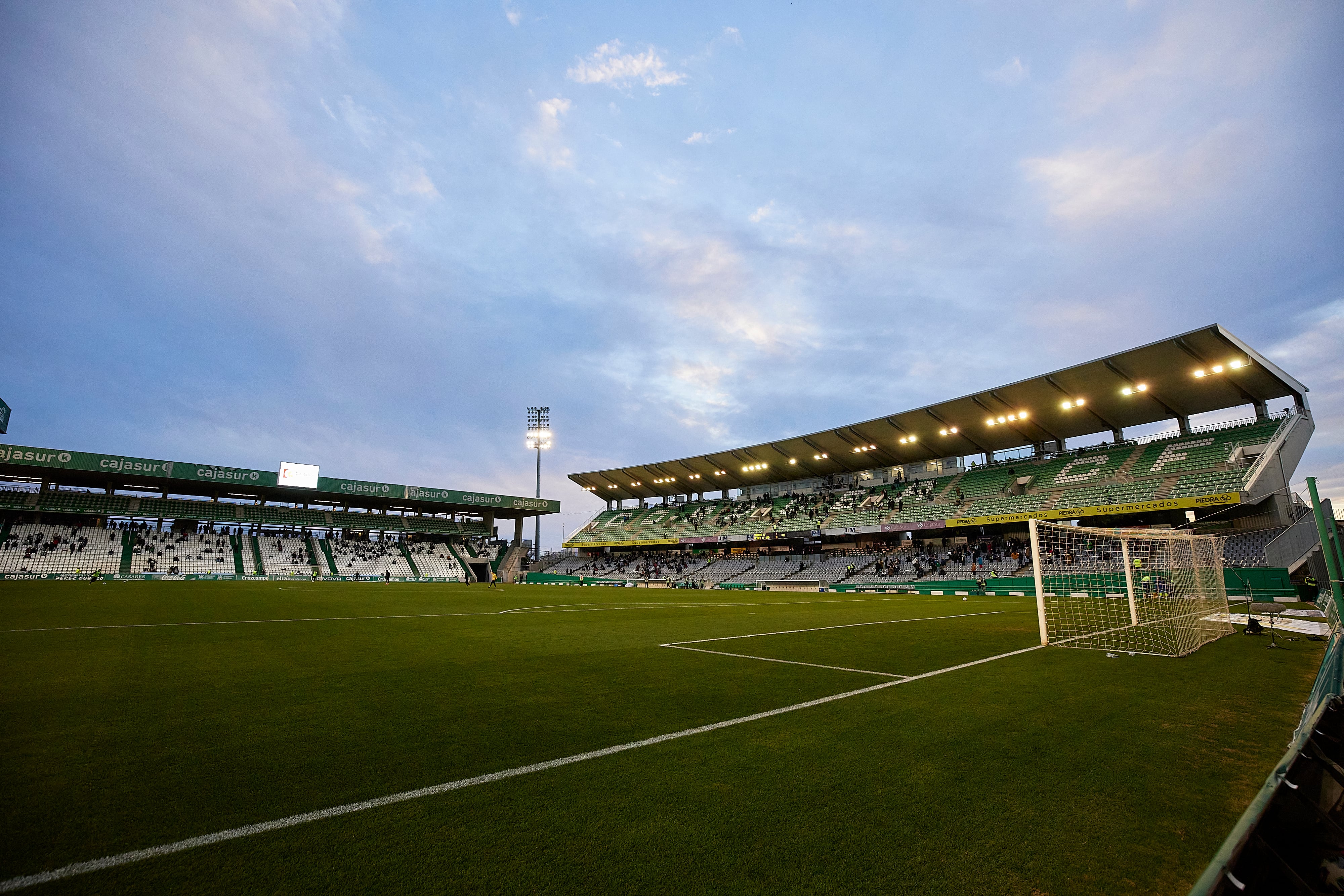 El Arcángel, estadio del Córdoba CF, en un partido de Copa del Rey