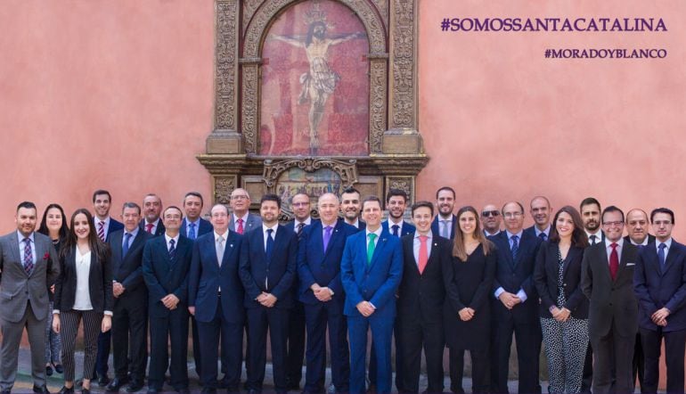 Imagen de la candidatura de José García Rufo, nuevo hermano mayor de La Exaltación