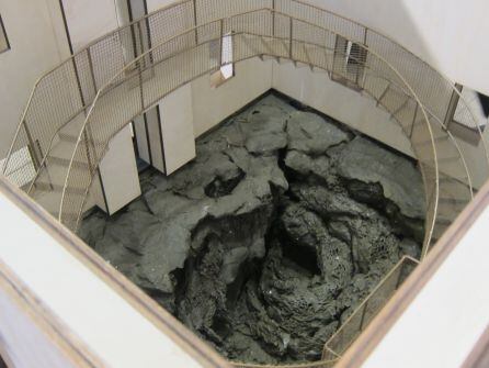 Maqueta de la intervención artística de Cristina Iglesias.