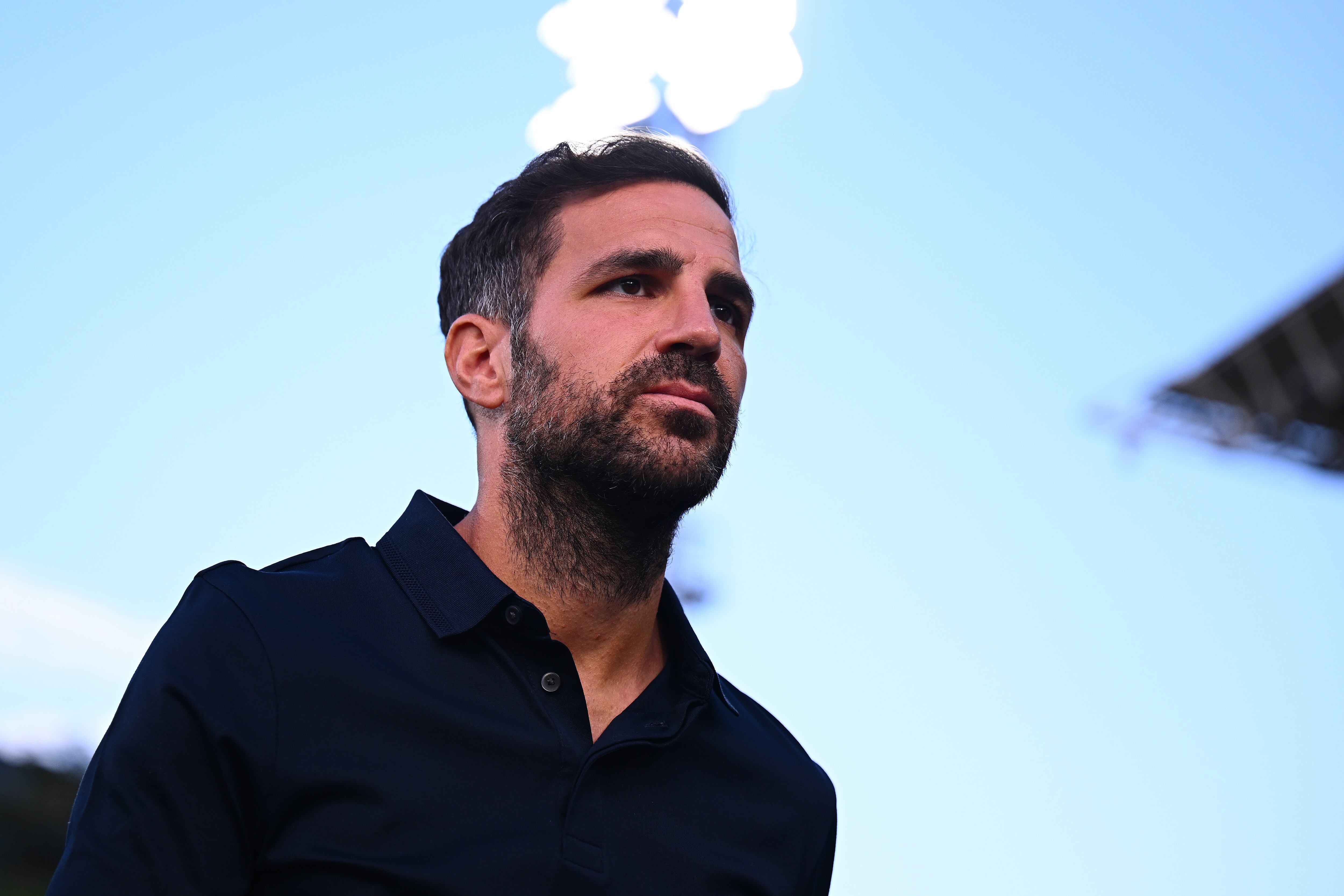 Cesc Fàbregas, en el amistoso entre el Ajax y el Como disputado el 27 de julio de 2025