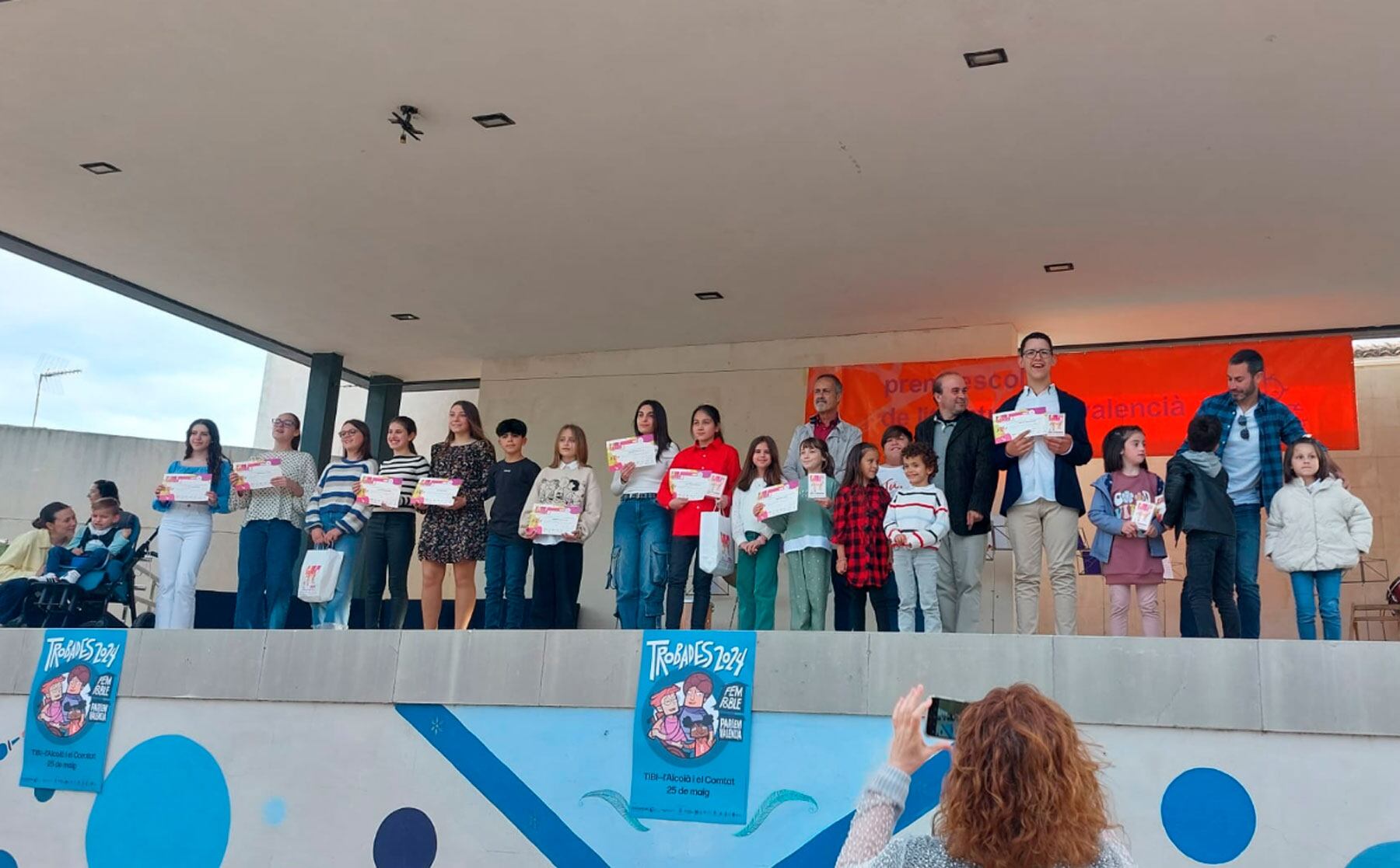 Imatge de l'entrega dels Premis Sambori a Tibi