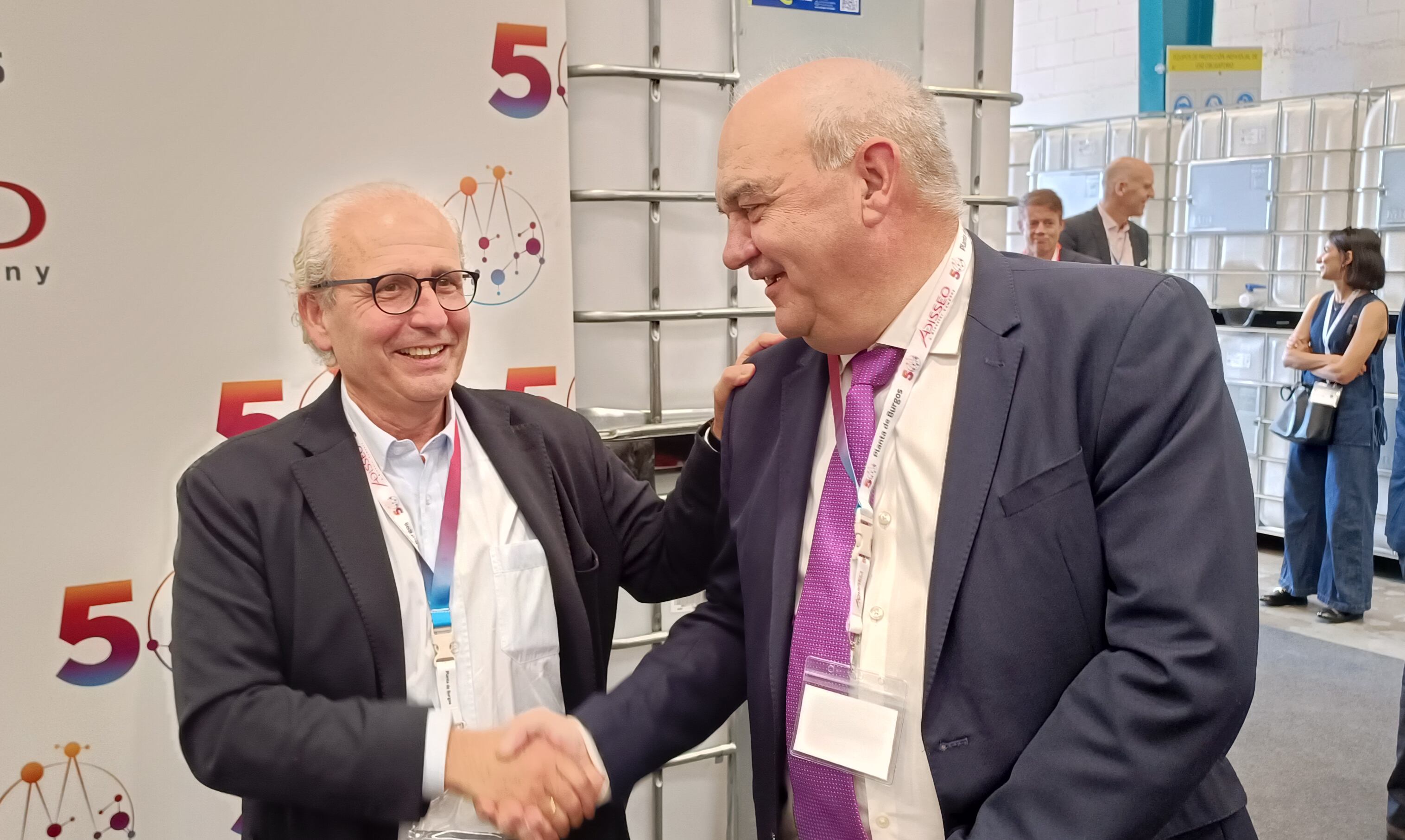 Ignacio San Millán (izda) y Andrés Hernando, candidatos a presidir la patronal FAE