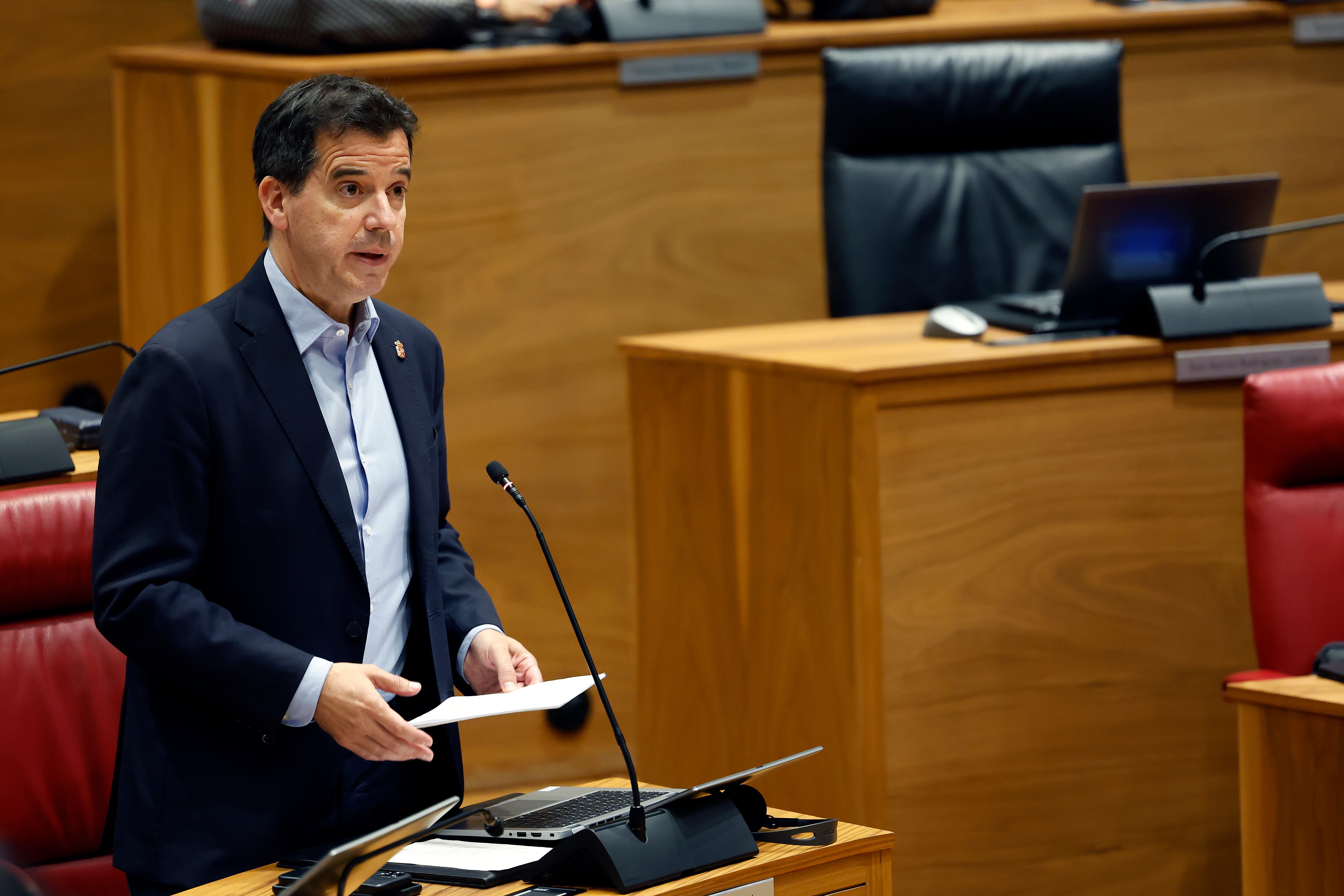 El consejero de Industria, Mikel Irujo