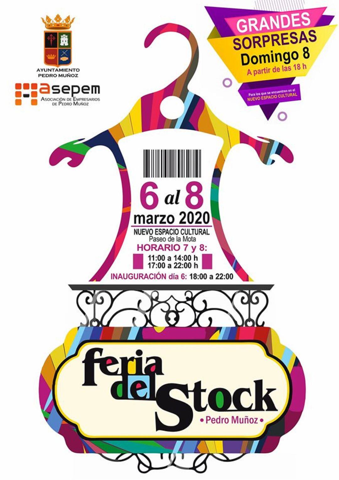 Cartel de la Feria del stock 2020