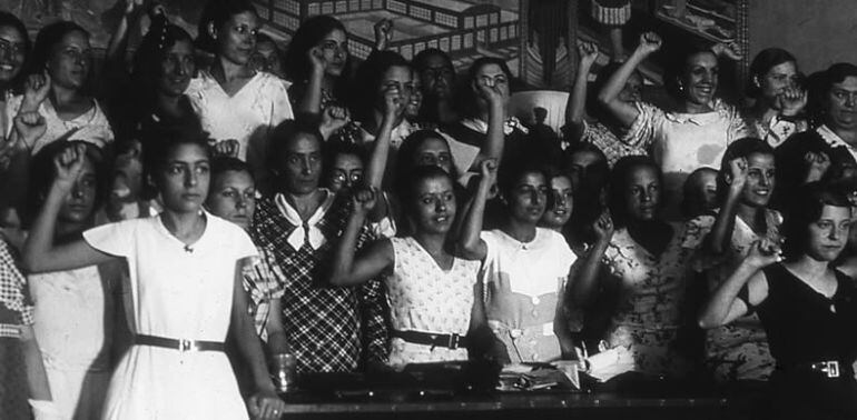 Mujeres republicanas en 1936.