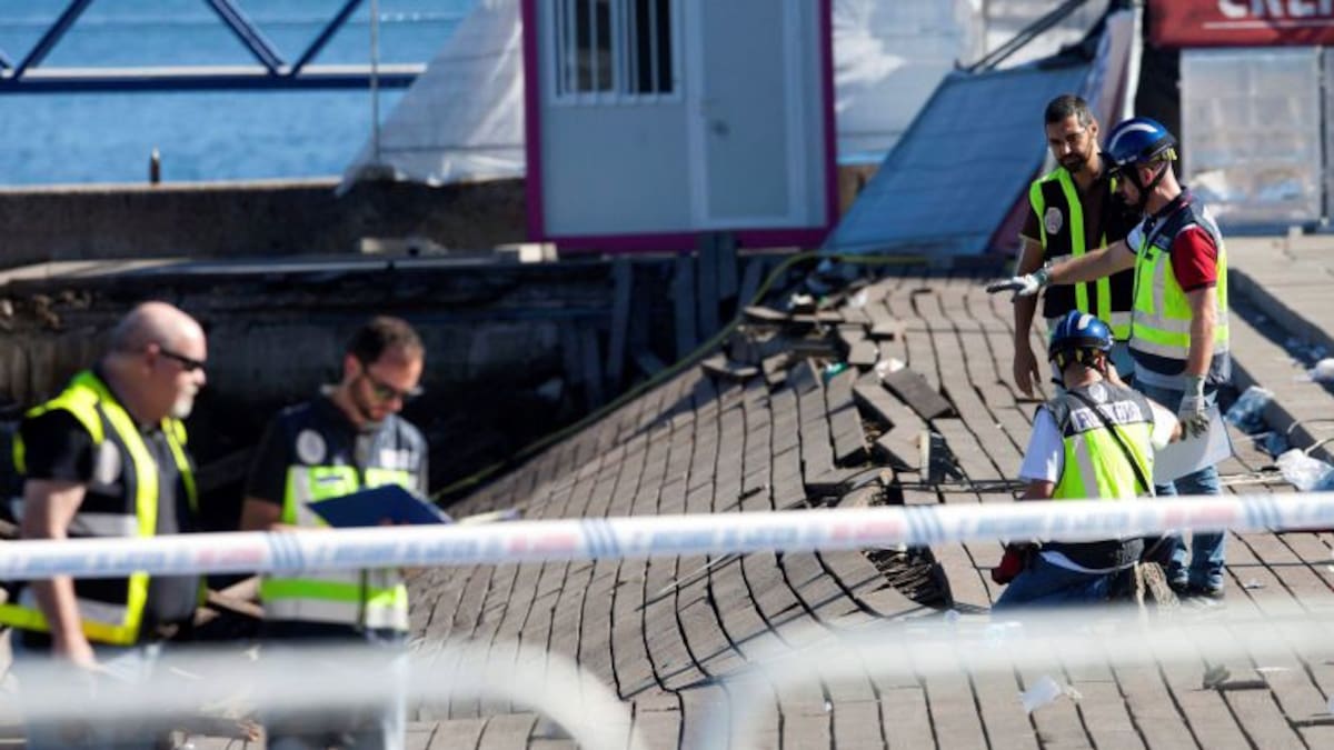 La policía utilizara drones para investigar el accidente del muelle de Vigo