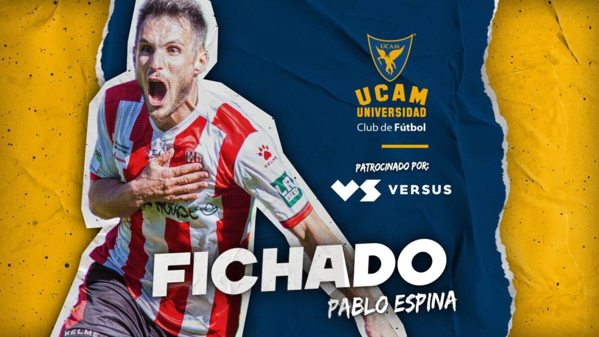 El UCAM Murcia CF firma a Pablo Espina
