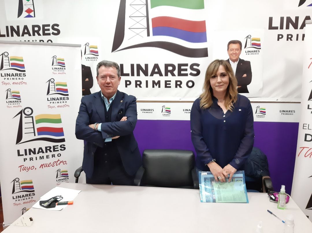 Juan Fernández y Juana Cruz, líderes de Linares Primero