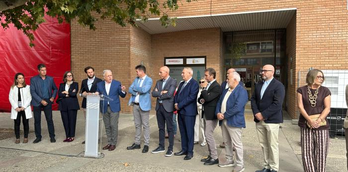 Octavio López, ha inaugurado en Fraga el Lote 5 del nuevo mapa concesional de transporte de viajeros por carretera. Foto: DGA
