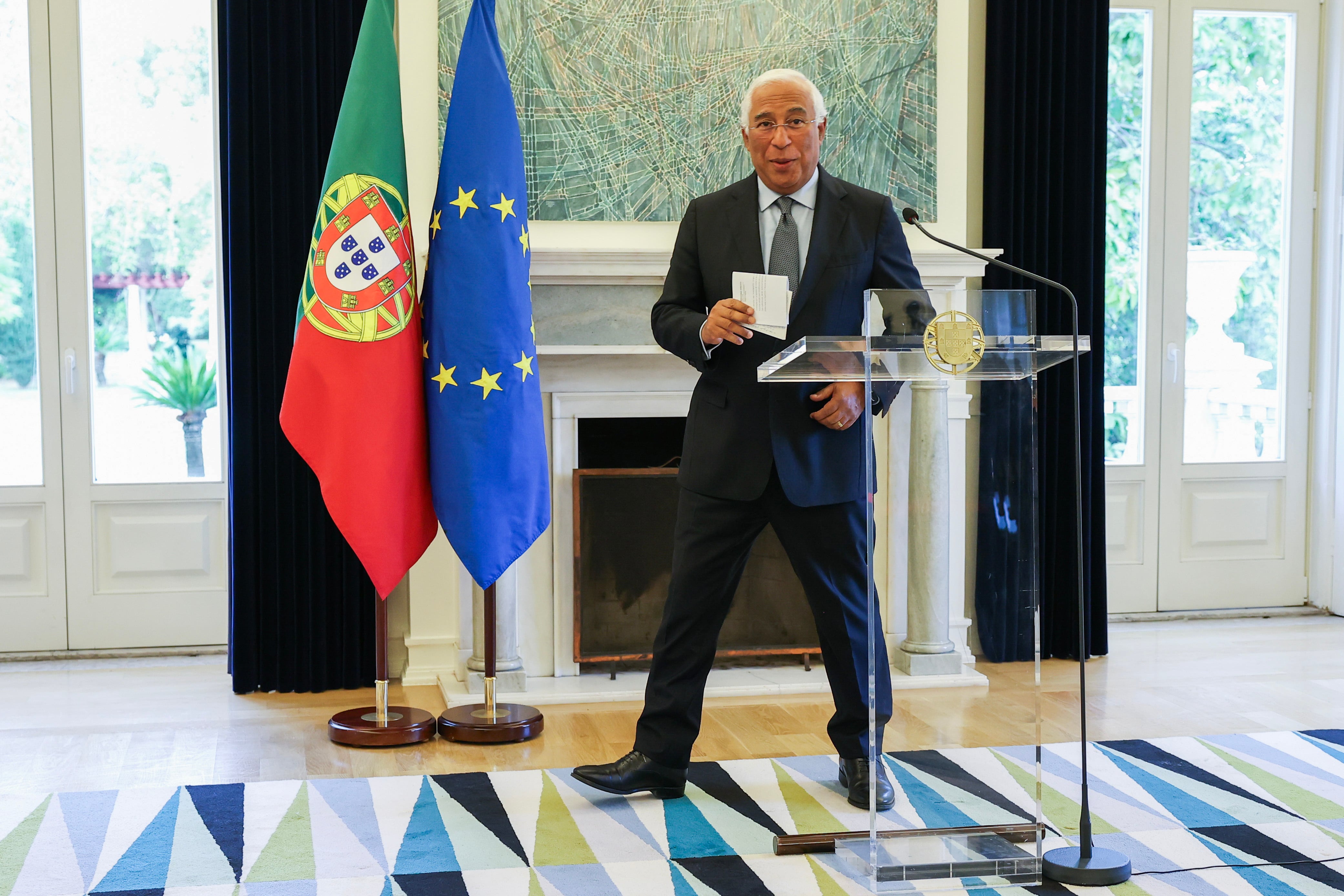 El hasta ahora primer ministro de Portugal Antonio Costa en una imagen de archivo.