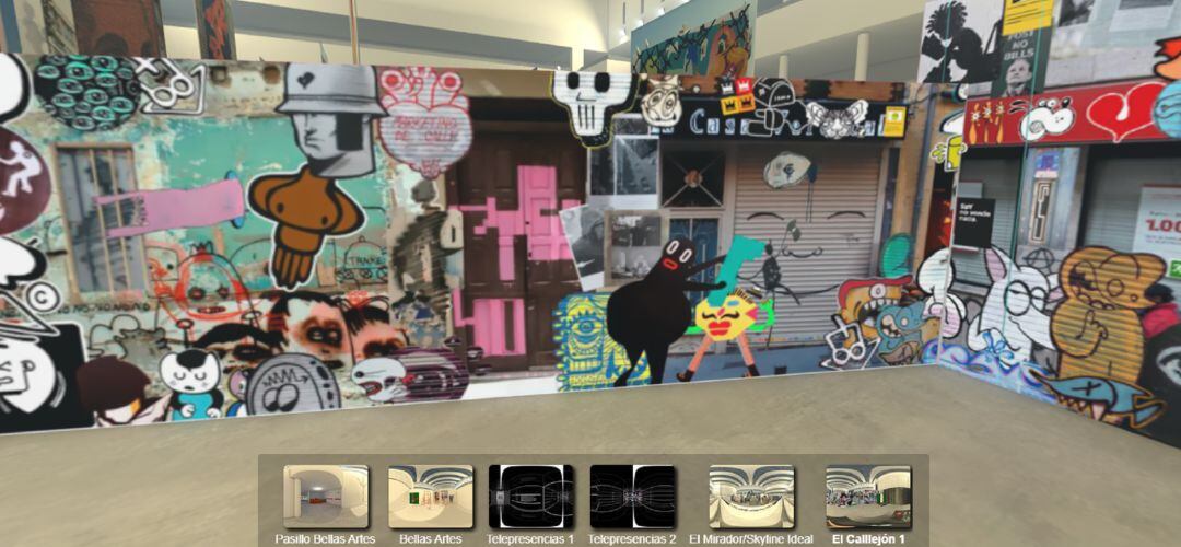 La experiencia permite visitar las exposiciones del CEART fuenlabreño desde nuestra casa. 